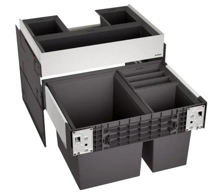 Blanco - Vestavný odpadkový koš, dělený, objem 46 l 526210IIJ1