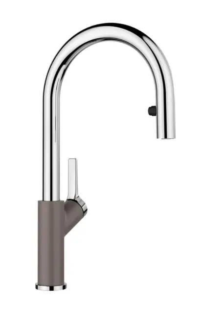 Blanco - Dřezová baterie s výsuvnou sprškou, šedá/chrom 526930IIJ1