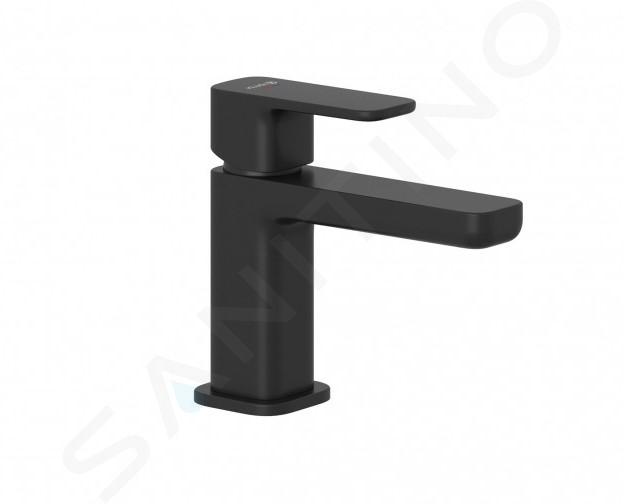 Kludi Renon - Miscelatore da lavabo, con sistema di scarico Push-Open, nero opaco 422663975