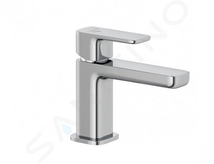 Kludi Renon - Grifo de lavabo con desagüe Push-Open, EcoPlus, cromo 422670575