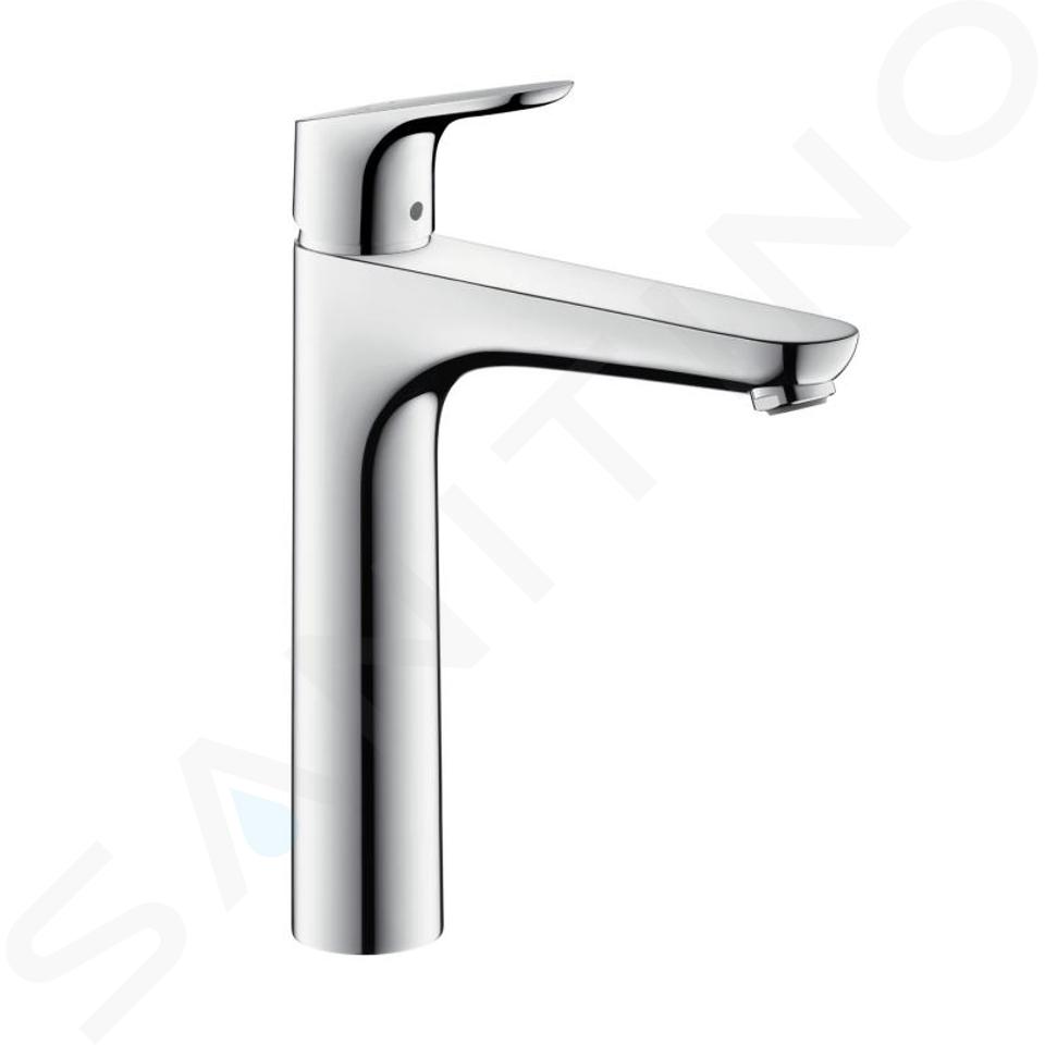 Hansgrohe Focus E2 - Miscelatore monocomando 190 per lavabo, senza sistema di scarico, cromato 31518000