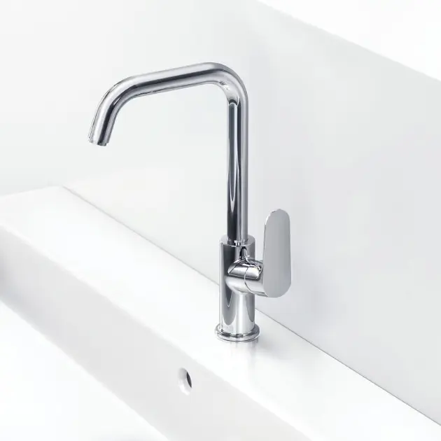 Hansgrohe Focus E2 Mitigeur de lavabo 240 avec bec rotatif, chrome