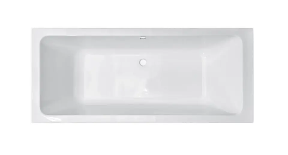 Lansanit EX - Vasca da bagno 180x80 cm, bianco LANEX180X80