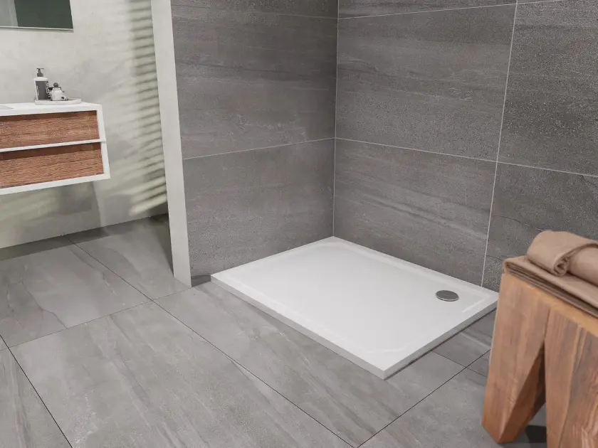 Lansanit EX - Sprchová vanička 100x90 cm, bílá LANEX90X100