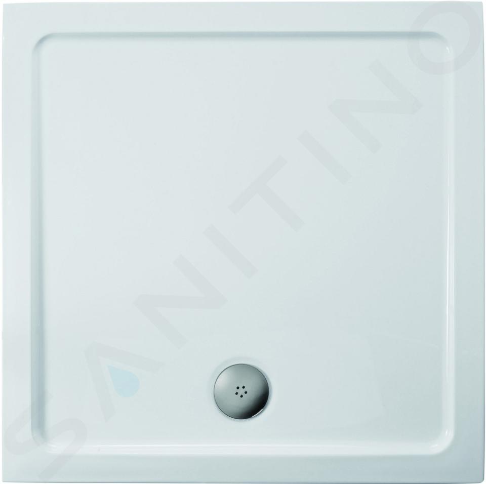 Ideal Standard Simplicity Stone - Plato de ducha 910x910 mm, blanco L504501