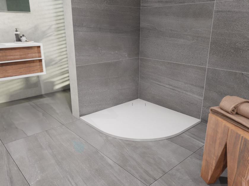 Lansanit LUX - Receveur de douche 90x90 cm, blanc LANLUX90K