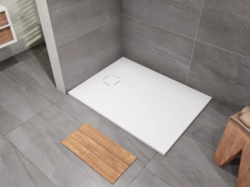 Lansanit LUX - Receveur de douche 100x90cm, blanc LANLUX90X100