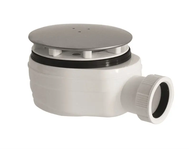 Lansanit Accessoires - Douchebaksifon laag, 90 mm, chroom LANSIFEXN