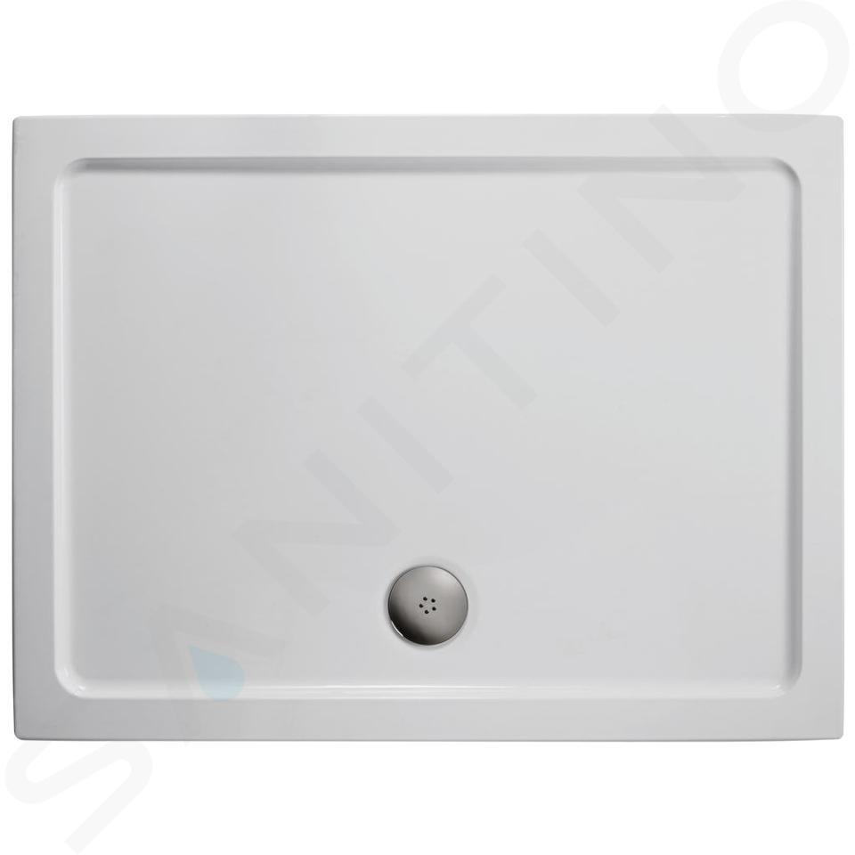 Ideal Standard Simplicity Stone - Douchebak gietmarmer 1210x810 mm, wit L505101