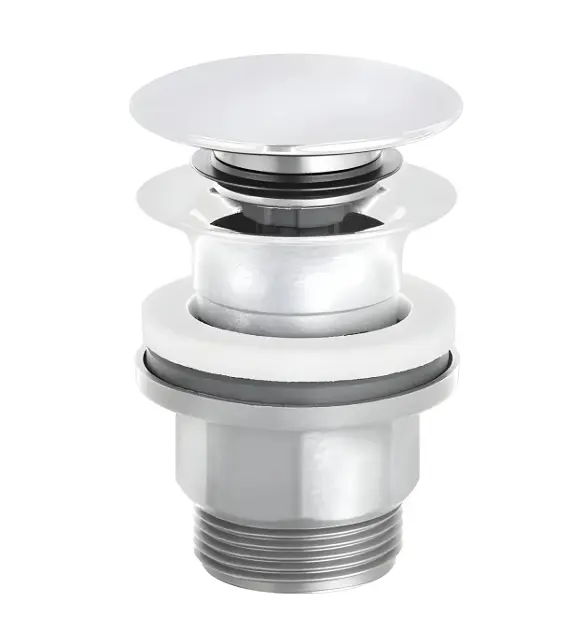 Kludi - Umyvadlová výpusť, Push-Open, matná bílá 1042653-00