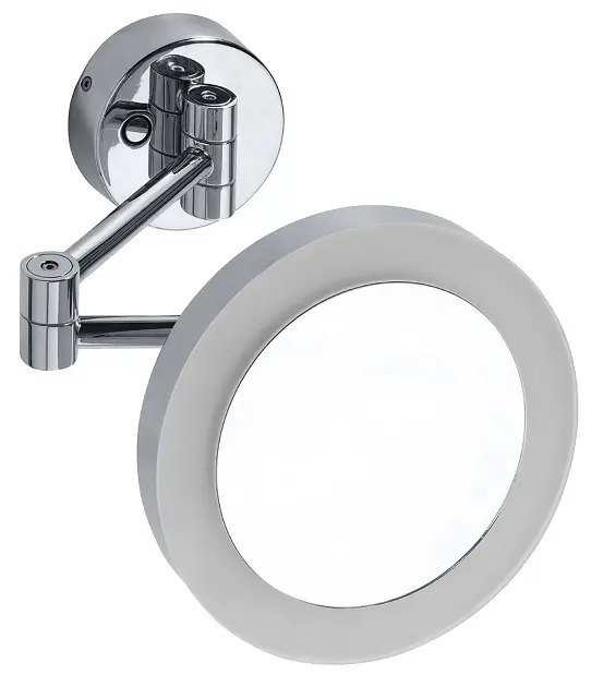 Sapho X-Round - Kozmetičko zidno ogledalo s LED rasvjetom, krom XR016
