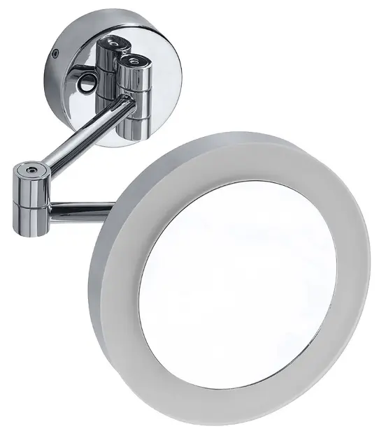 E-shop Sapho X-Round - Kozmetické nástenné zrkadlo s LED osvetlením, chróm XR016