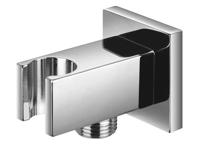 OMNIRES - Cot de ieșire pe perete cu suport, crom 8876CR