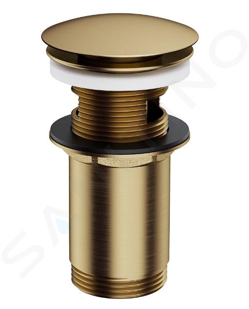 OMNIRES Accessori - Piletta di scarico Click-Clack per lavabo, color bronzo A706BR