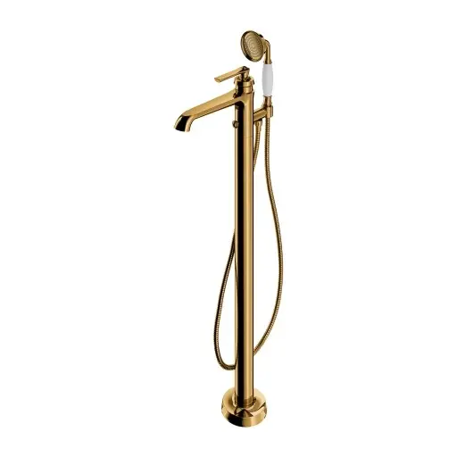 OMNIRES Armance - Vrijstaande badkraan, met hoofddeel, goud AM5233GL