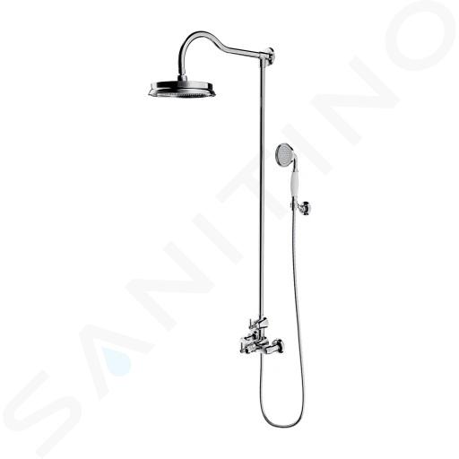 OMNIRES Armance - Doucheset met thermostaat, diameter 22,5 cm, chroom AM5244/6CR
