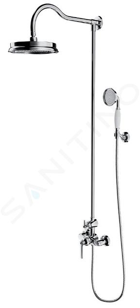 OMNIRES Armance - Set de douche avec mitigeur, diamètre 23 cm, chrome AM5244CR