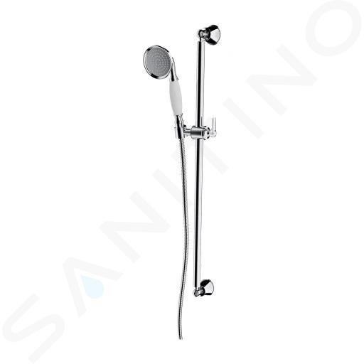 OMNIRES Armance - Set pommeau de douche, barre et flexible, chrome ARMANCE-SCR
