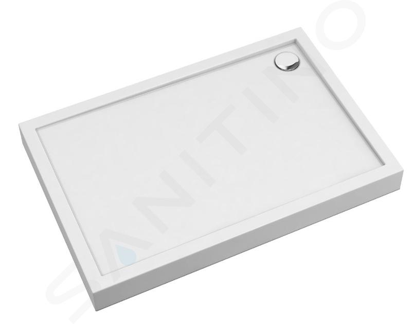 OMNIRES Camden - Receveur de douche 100x70cm, blanc CAMDEN70/100/PBP