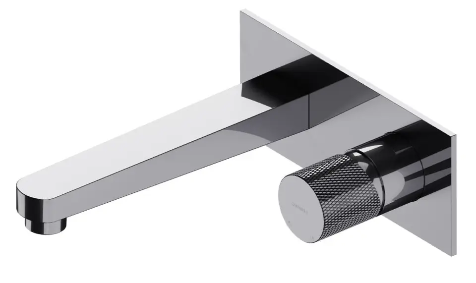 Levně OMNIRES Contour - Umyvadlová baterie pod omítku, 2-otvorová instalace, s tělesem, chrom CT8015CR