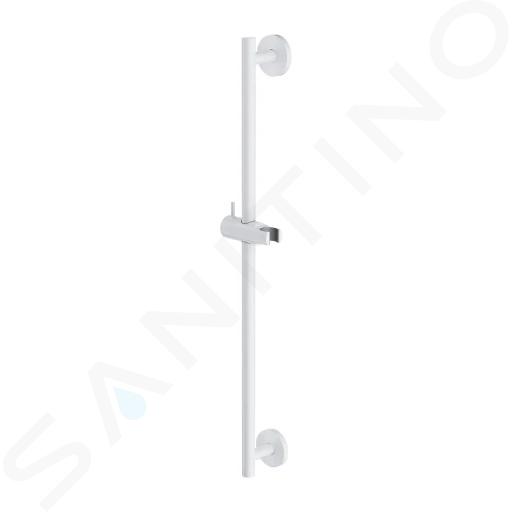 OMNIRES - Barra de ducha de 66 cm, blanco mate DR12WM