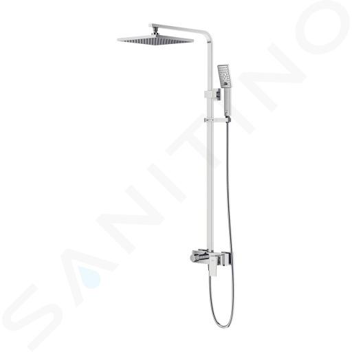OMNIRES Fresh - Sprchový set s baterií, 25x25 cm, 3 proudy, chrom FR7144CR