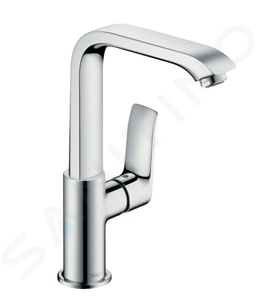 Hansgrohe Metris New - Miscelatore monocomando 230 per lavabo, con sistema di scarico Push-Open, cromato 31187000