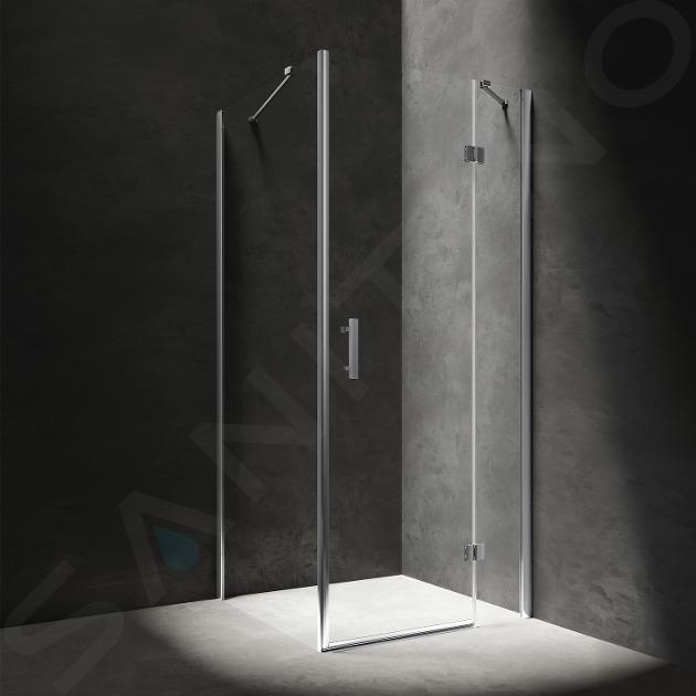 OMNIRES Manhattan - Douchehoek 90x90 cm, chroom/helder glas MH9090CRTR