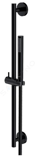 OMNIRES Microphone - Zuhanyfej, zuhanyrúd és tömlő szett, matt fekete MICROPHONE-SBL