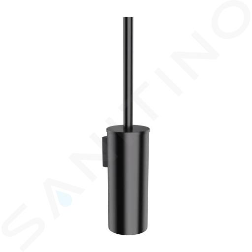 OMNIRES Modern Project - Escobilla de WC de pared con soporte, antracita cepillada MP60621AT