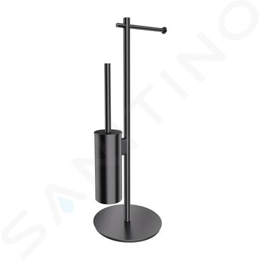 OMNIRES Modern Project - Držák toaletního papíru a WC štětky, kartáčovaný antracit MP60810AT