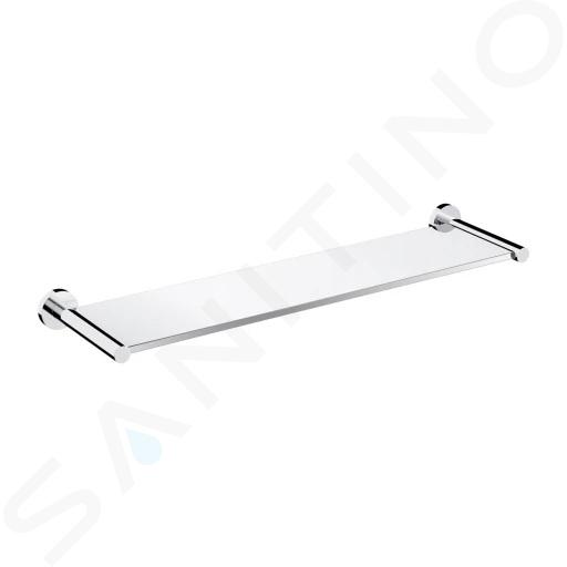OMNIRES Modern Project - Estante, longitud 55 cm, cristal/cromo MP60930CR