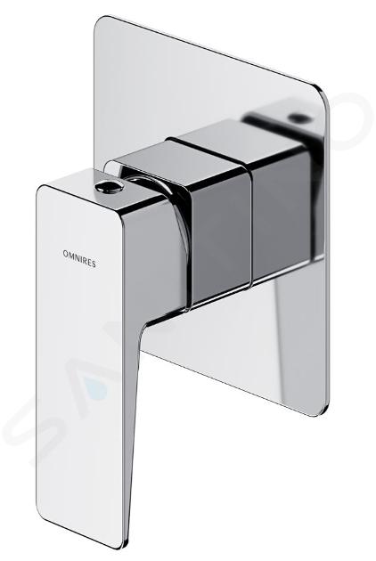 OMNIRES Parma - Mitigeur de douche encastré, avec corps d’encastrement, chrome PM7445CR