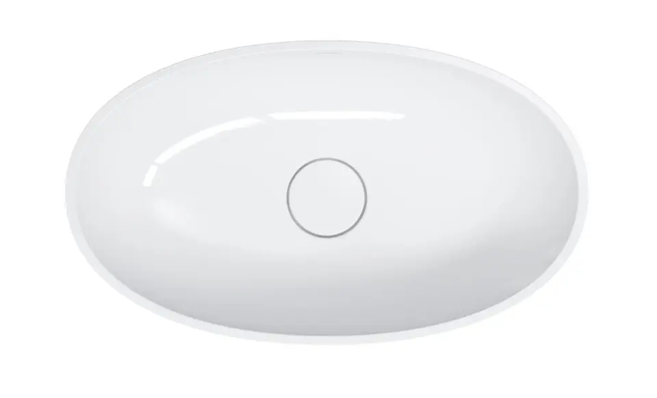 OMNIRES Shell M+ - Opbouw wastafel, 60x35 mm, zonder overloop, wit ...