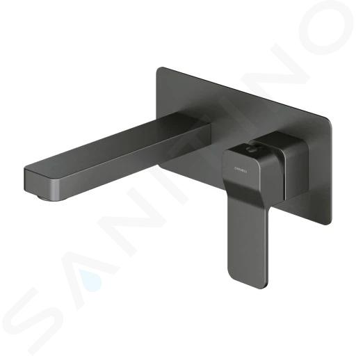 OMNIRES Slide - Mitigeur de lavabo encastré, avec corps d’encastrement, graphite brossé SL7715GR