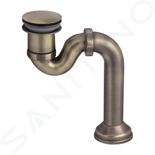 OMNIRES - Design badsifon, geborsteld brons SYOM-W10BR