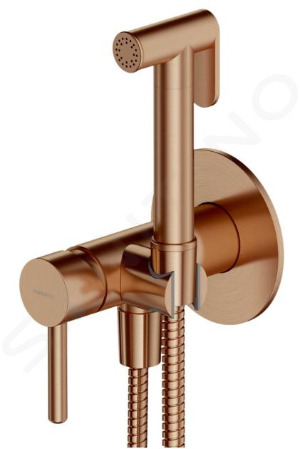 OMNIRES Y - Bidet inbouwkraan, met sproeier, met inbouwdeel, geborsteld koper SYSYBI2CPB