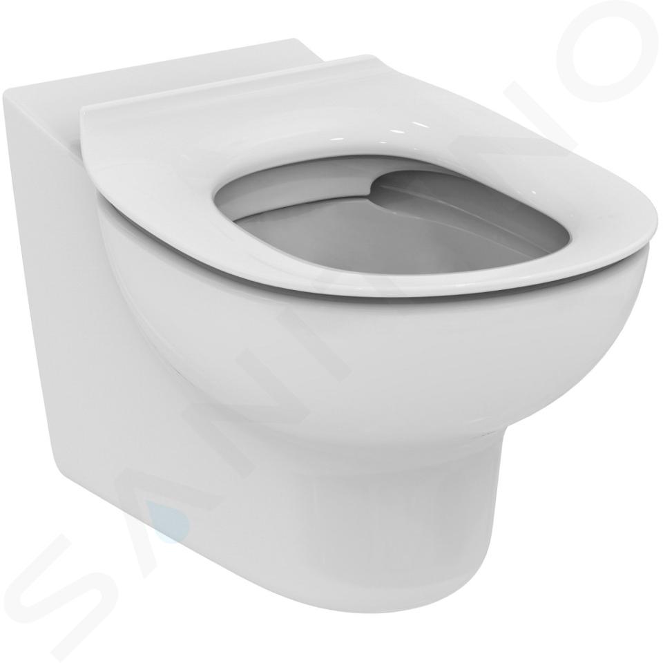 Ideal Standard Contour 21 WC enfant sur pied à fond creux sans bride pour 7  à 11 ans 36x52cm évacuation dessous Blanc - S312601 