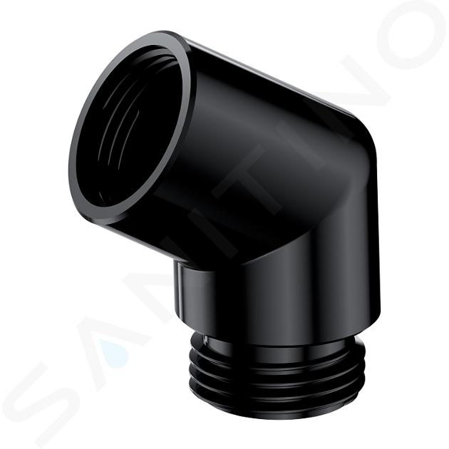 OMNIRES - Adaptor pentru pară de duș, negru T87BL