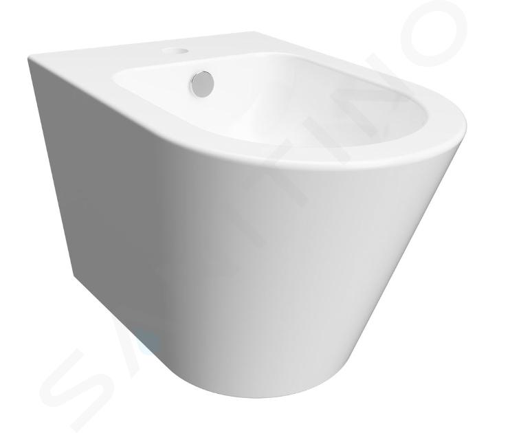 OMNIRES Tampa - Bidet suspendu, trou pour robinetterie, blanc TAMPABIBP