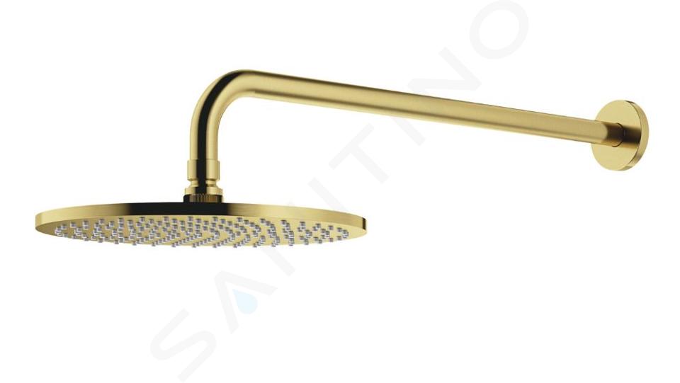 OMNIRES Slimline - Douche de tête, diamètre 25 cm, laiton brossé WGSET1BSB