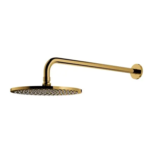 OMNIRES Slimline - Soffione doccia, diametro 25 cm, oro WGSET1GL