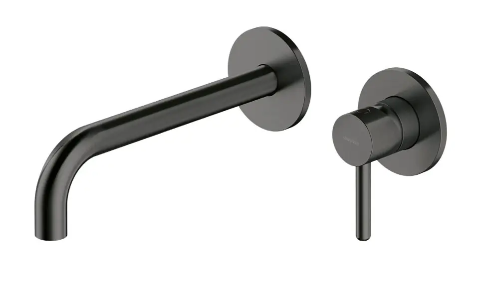 OMNIRES Y - Inbouw wastafelkraan, 2-gats installatie, met inbouwdeel, grafiet Y1215HLGR
