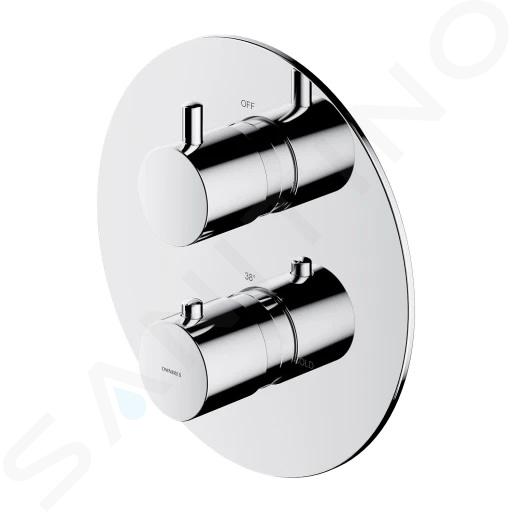 OMNIRES Y - Thermostatische inbouwkraan, voor 2 functies, chroom Y1236ROCR