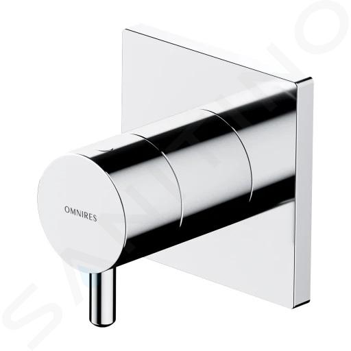 OMNIRES Y - Rejtett szelep, 3 készülékhez, testtel, króm Y1263/KCR