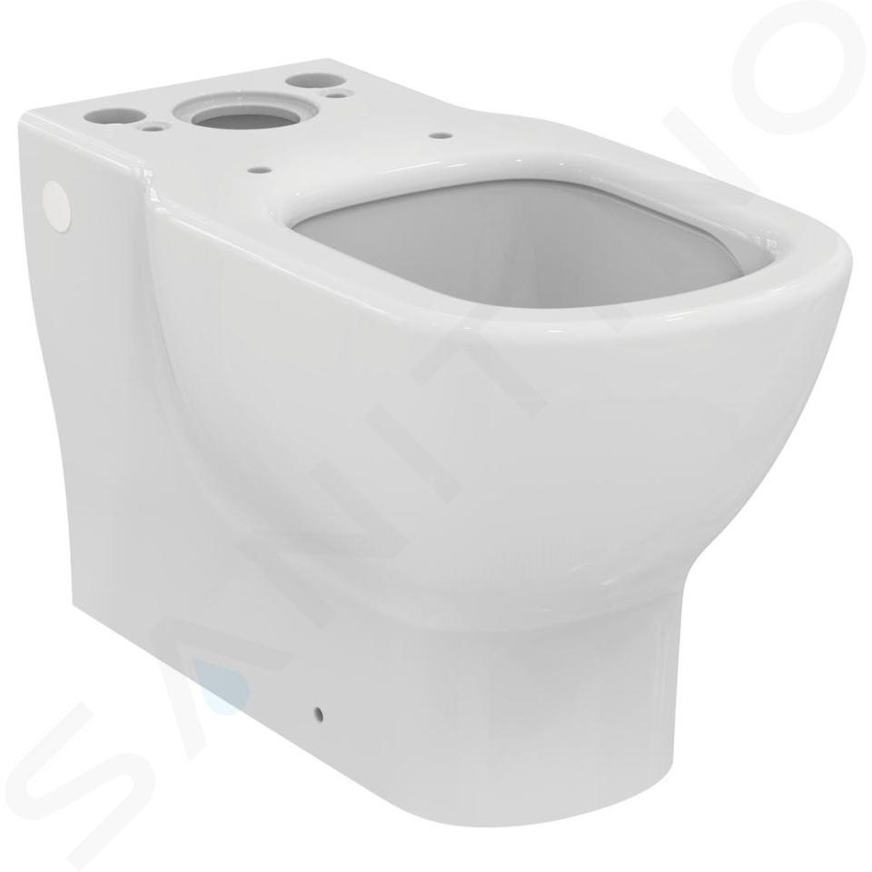 Ideal Standard Tesi - WC kombi mísa, spodní/zadní odpad, AquaBlade, bílá T008201