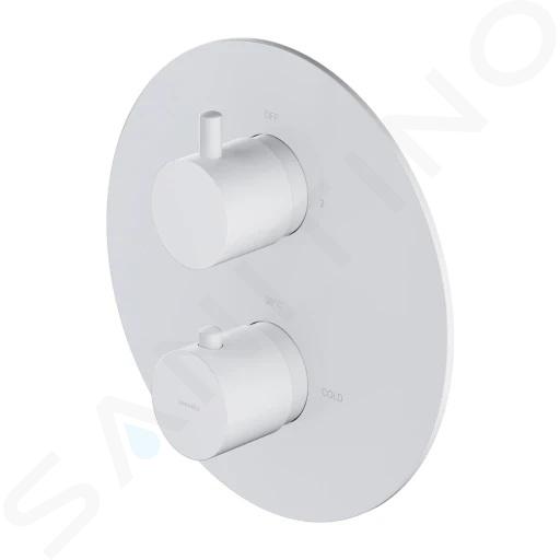 OMNIRES Y - Thermostatische inbouwkraan, voor 2 functies, mat wit Y1236ROWM