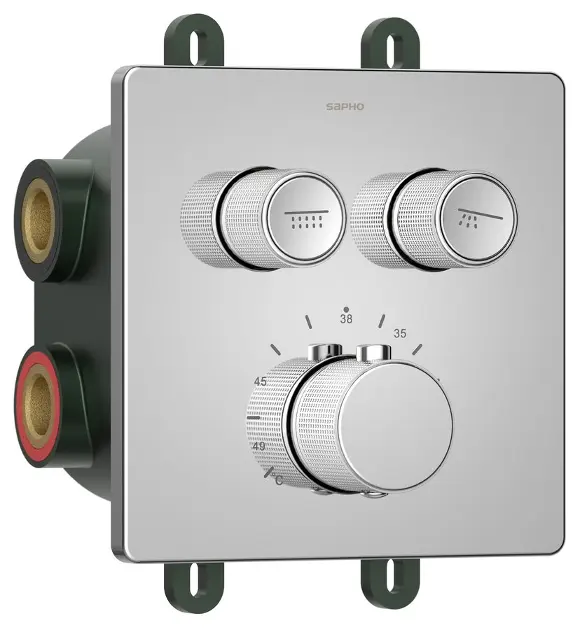 Mariner Logica rubinetto vasca/doccia per 2-3 uscite, per corpo incasso Mariner Logica rubinetto vasca/doccia per 2-3 uscite, per corpo incasso