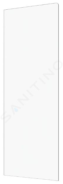 Polysan Fisa - Badewannenabtrennung 70x150 cm, ohne Profil, Klarglas FS1072