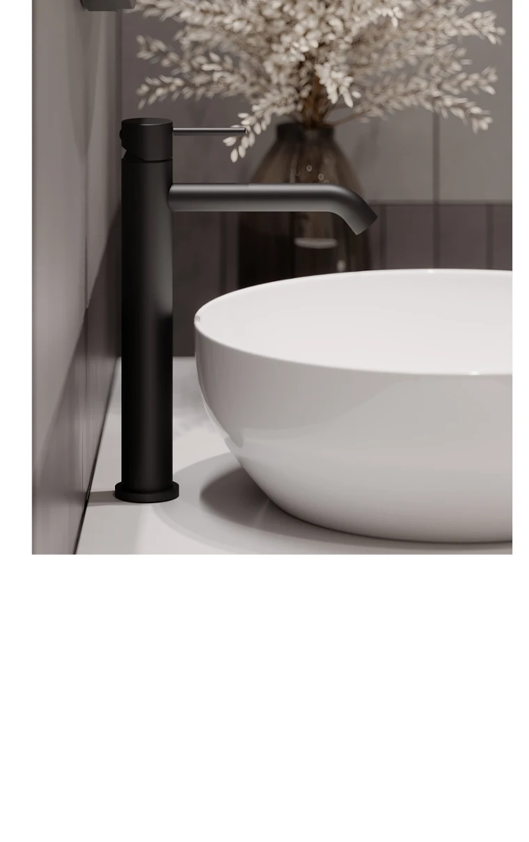 kielle Oudee - Umyvadlová baterie pro umyvadlovou mísu, matná černá 10115114